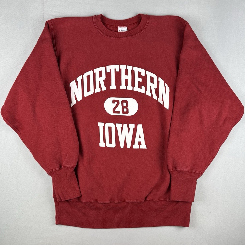 Vintage Champion Reverse Weave Northern Iowa Panthers Crewneck Sweatshirt XL USA